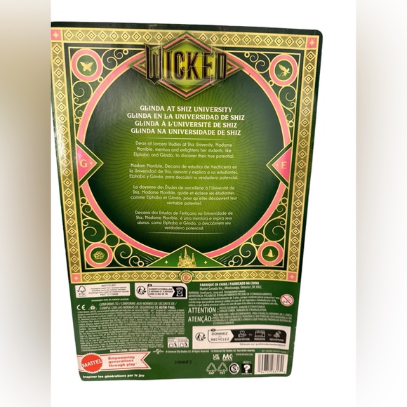 2024 Mattel Wicked's Elphaba and Glinda At Shiz University Dolls Set NEW - Picture 5 of 7